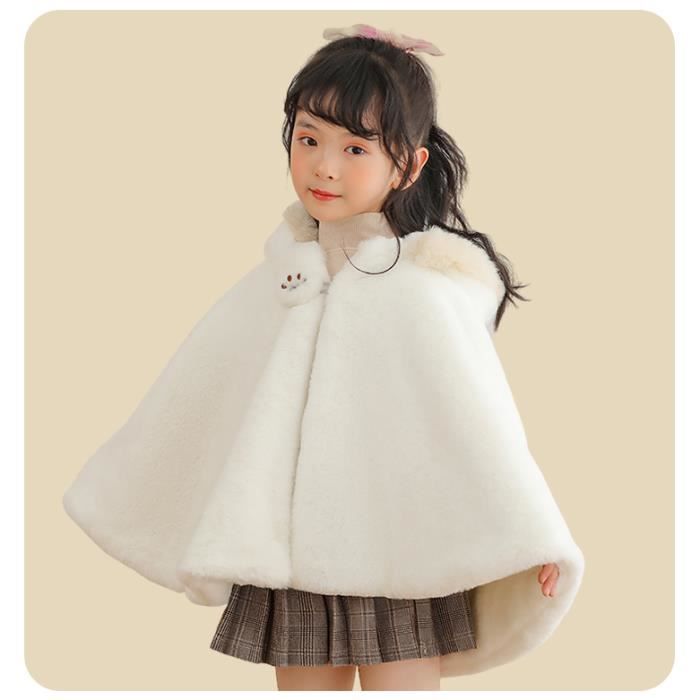 Manteau cape fille shop
