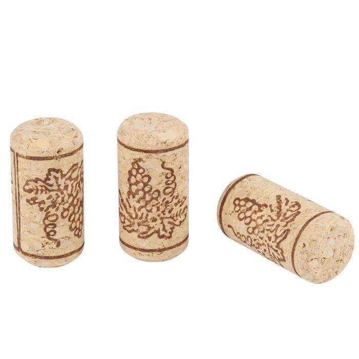 Bouchons de vin avec centre de bouchon aggloméré et extrémités de disque en liège  naturel, 15 pièces/lot, #9-15/16 x 1 3/4 - AliExpress