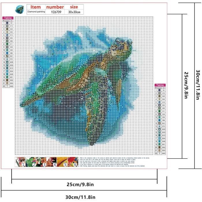 Diamond Painting Kits Complets Tortue de Mer Broderie Diamant Painting Diamond Painting Kits Complets Tortue de Mer Broderie Diamant Painting