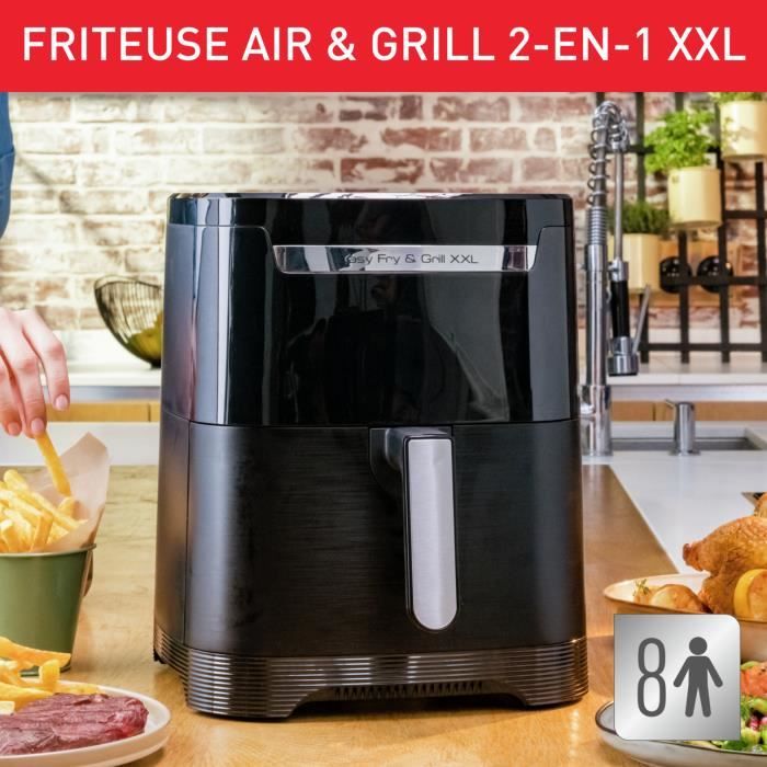 MOULINEX EZ801810 Easy Fry&Grill 2-en-1 Friteuse air chaud et gril