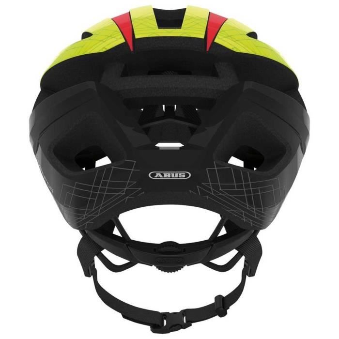 Casque Vélo ABUS Urban-I 3.0 - Jaune Signal - Taille XL (61-65 Cm) - Éclairage LED Intégré