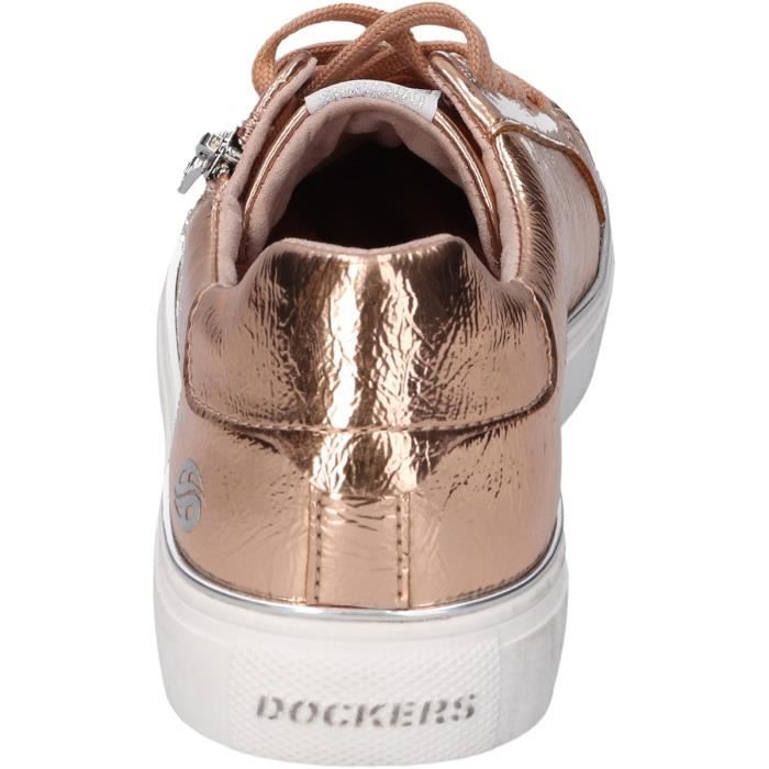 Dockers by Gerli Sneaker Low Femme Baskets rose Rose Cdiscount