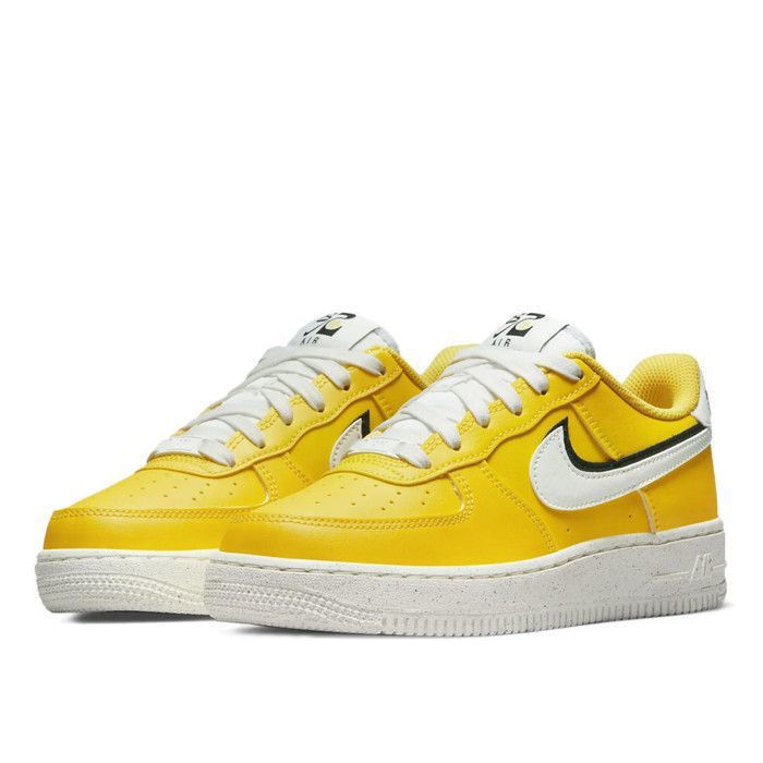 Nike air force store 1 logo jaune