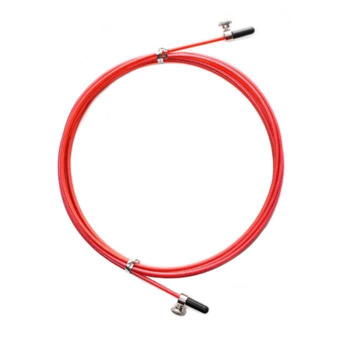 Câble De Rechange CATGRIPS Pour Corde à Sauter CrossFit – 2,4 Mm, Acier, Anti-enchevêtrement, 3 M – Noir