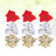 18 pièces fleur artificielle de noël élégant décoratif en artisanat pour décor FLEUR-PLANTE ARTIFICIELLE - FLEUR SECHEE-2