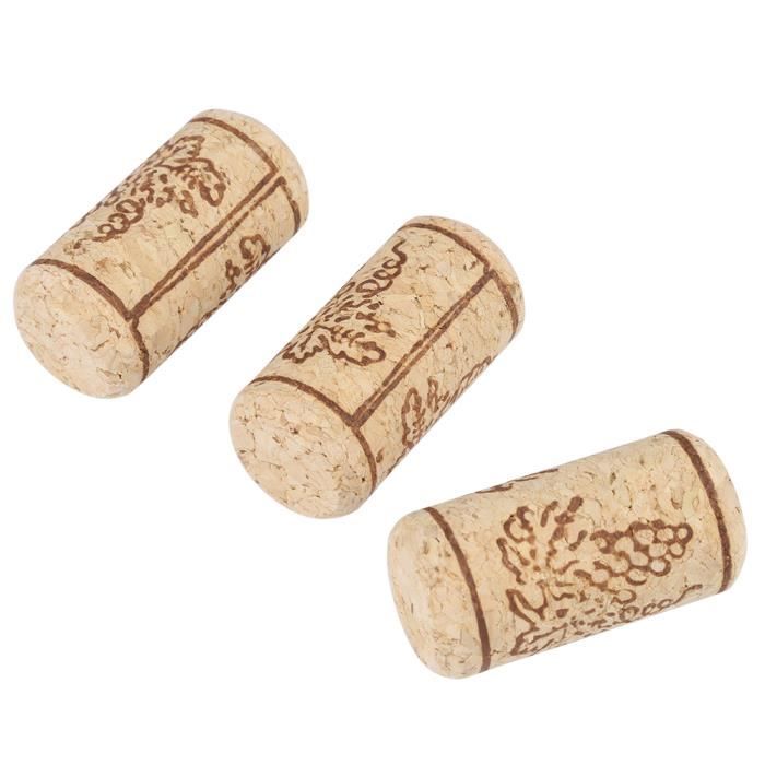 Bouchon de vin, 100 PCS 22 * ​​44mm Bouchons droits en liège naturel Bouchon  de bouteille de vin en bois Accessoires de vin - La cave Cdiscount