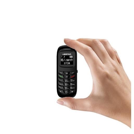 Mini Téléphone Portable L8star BM70 - Écran 0.66" - Bluetooth - Déverrouillé - Noir