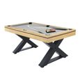 Texas - Table multi-jeux en bois ping-pong et billard-3