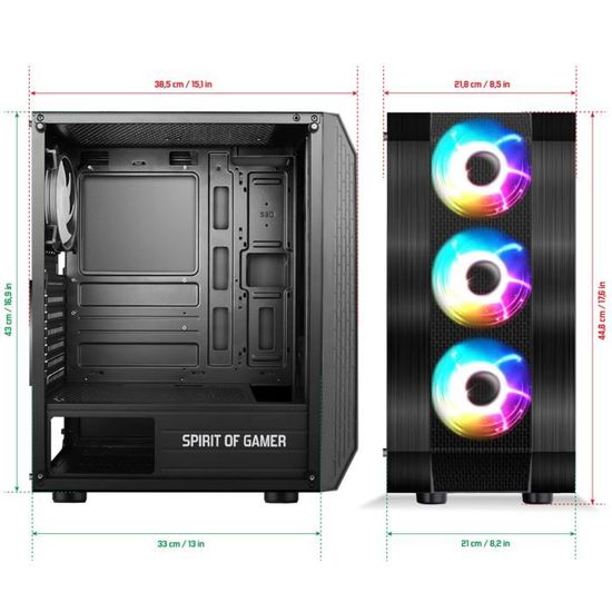 日本初の コンパクトPC Ryzen5 1600AF ガクガク 6C12T RX6600xt デスクトップ型PC