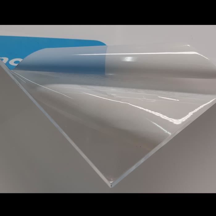 BT Metall Plaque de verre acrylique PMMA XT (Plexiglas), blanc opalin,  surface lisse de 4 mm d'épaisseur, verre dépoli, transmis70 - Cdiscount  Bricolage