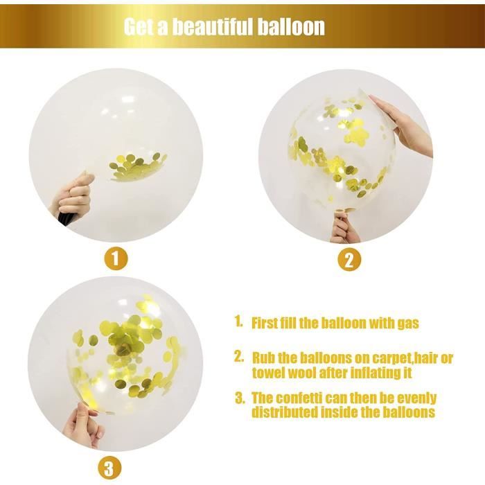 Lot de 100 ballons en latex blanc de 25,4 cm pour fête et décoration - n495 - Maison