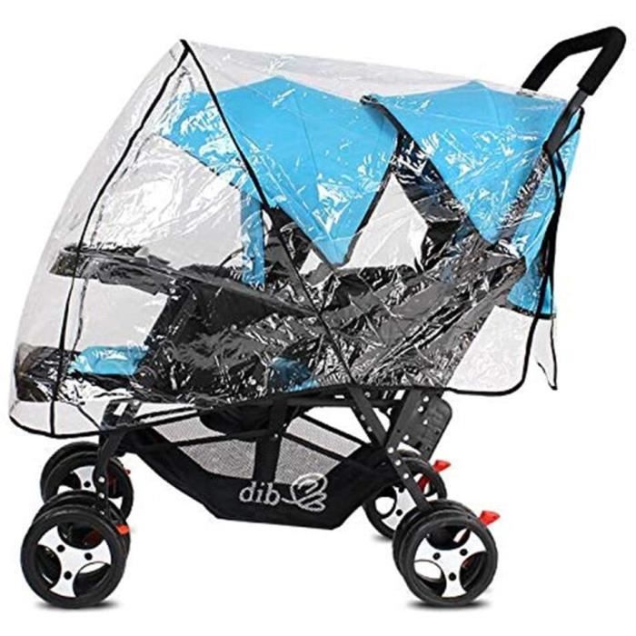 Habit de pluie poussette double hotsell