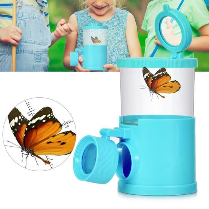 Boite à loupe d'observation avec pince et bandoulière | Chez les enfants Boite à loupe d'observation avec pince et bandoulière | Chez les enfants