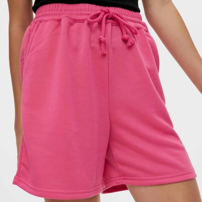 Short 17125551 pcinora hw sweat shorts d2d Femme PIECES Rose