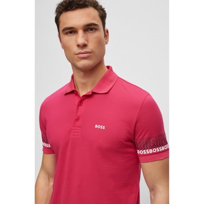 Polo hugo boss shop homme rouge
