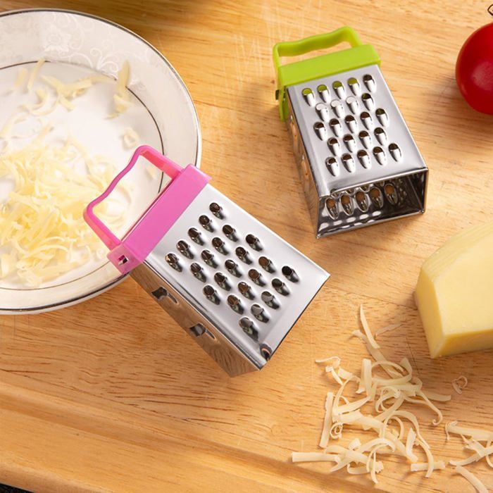 Orthex Lot De 3 Mini Râpes à Fromage - Acier Inoxydable/Polypropylène - Fabriqué En Suède - Passe Au Lave-vaisselle