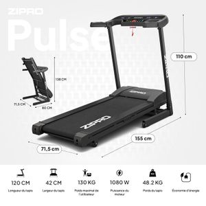Tapis de course mécanique - tapis de marche pliable - Tapis Roulant avec des Sit-ups - bleu