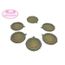 5 Bracelets Support Cabochon 25mm Neuf Cabochon en verre 25mm