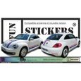 Volkswagen New Beetle Bandes Choupette 53 - Kit Complet - Tuning Sticker Autocollant Graphic Decals-0