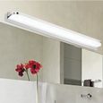 12w 52cm Acrylique LED miroir de courtoisie lampe Chambre salle de bain Toilette Coins arrondis Applique murale Blanc-0