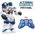 Xtrem Bots - Patrol Police, Robot Telecommandé Enfant 5 Ans Ou Plus, Jouet Programmable Radiocommandé Intelligent, Jeu Educatif-0