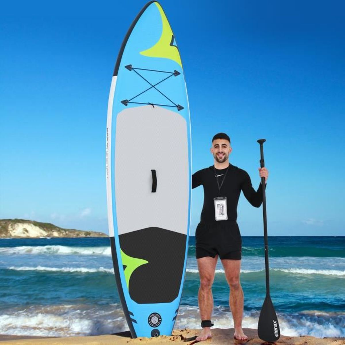 Stand Up Paddling Board, SUP Board Set, 305 x 80 x 15 cm, Accessoires