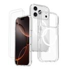 EVETANE Coque Anti-choc Magsafe compatible Iphone 17 Pro Max Transparente + 2 vitres
