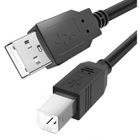 Câble MIDI USB B 2m - Compatible Contrôleur DJ Pioneer, Native Instruments, Claviers, Interfaces Audio