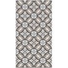 Tapis Vinyle Panorama Hydraulique Oriental Gris 40x80 cm - Tapis pour Cuisine, Bureau et Salon en PVC