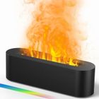 RITONDA Diffuseur d'Huile Essentielle - Diffuseur d'Arômes avec Flamme Changeante 7 Couleurs - 150ml Mini Humidificateur Ultrasonique