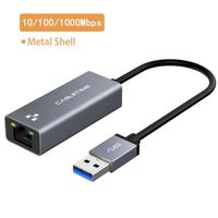 USB3.0 1000Mbps - Adaptateur Câble Ethernet Usb, 1000mbps Usb 3.0 2.0 Lan Rj45 Pour Ordinateur, Nintendo Swit