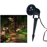Projecteur LED étanche Zulux pour éclairage de jardin avec télécommande - 30W - Noir