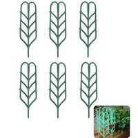 6 Pièces Plantes Treillis en Plastique Vigne Plante Piquet de Soutien Soutien Plante De Jardin Support Escalade Rack pour en Pot Vig