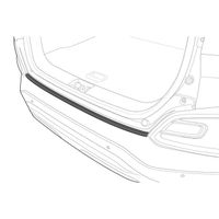Adapté protection de seuil de coffre pour Hyundai Kona année 11/2017- [Anthracite brossé]