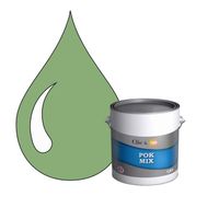 POK MIX Vert : Peinture d'Accroche et Finition 2 en 1 Acrylique Satinée Multi-supports  - 3L - RAL 6021 - Vert Pâle