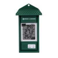 Thermomètre - SPEAR & JACKSON - Mini-maxi digital - Plastique - Vert - Intérieur, Extérieur