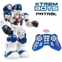 Xtrem Bots - Patrol Police, Robot Telecommandé Enfant 5 Ans Ou Plus, Jouet Programmable Radiocommandé Intelligent, Jeu Educatif