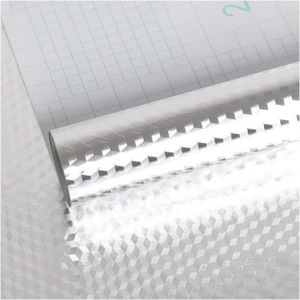 PAPIER PEINT Papier Aluminium Cuisine 60 Cm X 900 Cm Papier Pei