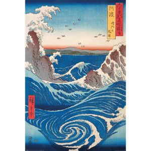 AFFICHE - POSTER Affiche Hiroshige Naruto Whirlpool