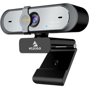 WEBCAM NexiGo N660P Webcam 60FPS AutoFocus pour PC, 1080P
