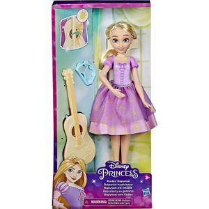 POUPÉE Raiponce Musicienne Avec Accessoires Poupee mannequin 30 Cm Set Disney Princesse 1 Carte Nouveaute Jouet Fille