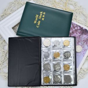 zjchao Album Numismatique Collection de Pièces de Monnaie 10 Pages de 250 Compartiments Rangement de Pièce Commémorative Noir 