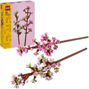 ASSEMBLAGE CONSTRUCTION LEGO® 40725 Creator Les Fleurs de Cerisier, Décoration de Chambre et Accessoire de Bureau, Modèle Bouquet de Fleurs
