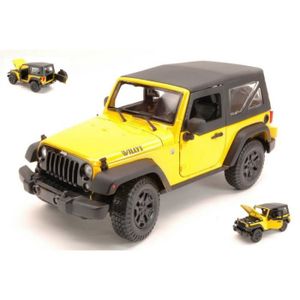 NEW MAISTO MI31662W JEEP WRANGLER SAHARA 2007 HARD TOP WHITE 1:18 MODELLINO DIE CAST