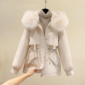 PARKA Parka YOUCAI Femme Mi-longue à Capuche Fausse Four