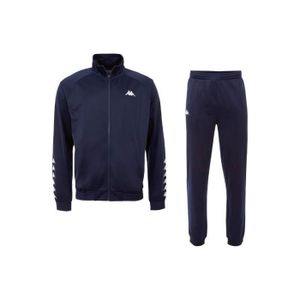 Ensemble veste jogging 3 stripes bleu marine homme - Adidas