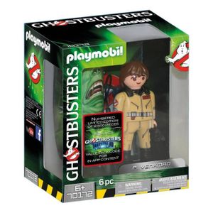 FIGURINE - PERSONNAGE PLAYMOBIL Ghostbusters™ Edition Collector P. Venkman - Figurine de 15 cm - A partir de 6 ans