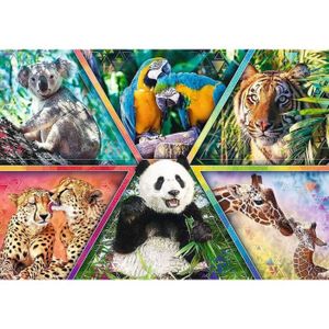 PUZZLE Puzzle 1000 pièces - TREFL - Royaume des animaux -