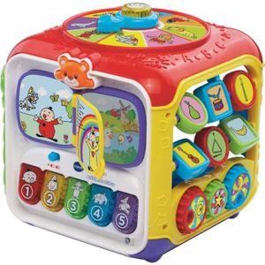 CUBE ÉVEIL Cube d'activités Bumbad'activités VTECH - Multicolore - 22 cm - Pour enfants de 12 mois et plus