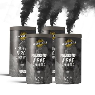 PLANETE FUMIGENE Lot de 5 Fumigènes en Pot 1 MINUTE couleur Blanc PLANETE FUMIGENE Lot de 5 Fumigènes en Pot 1 MINUTE couleur Blanc